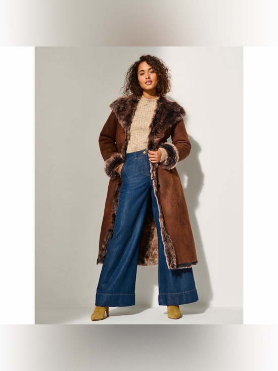 Overland Jackets & Blazers - Dakota Hooded Toscana Sheepskin Coat by Overland